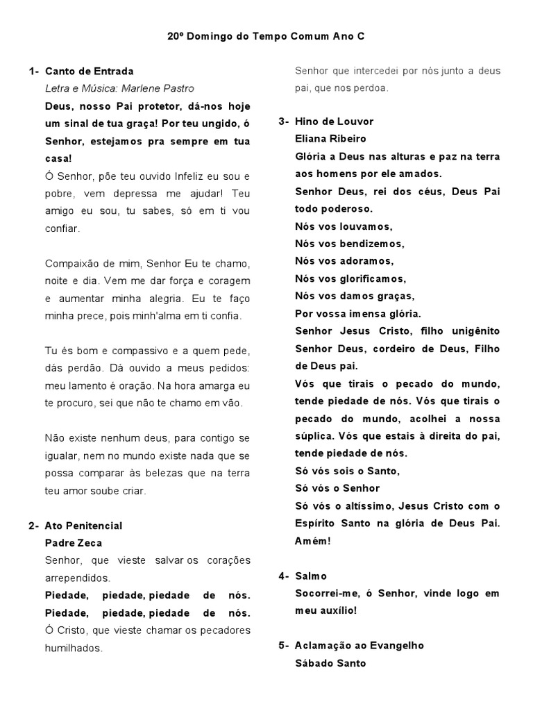 Cantos da Comunidade, por Carlos Alberto dos Santos Dutra (Org