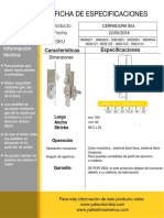 Ficha Tecnica Cerradura Embutir 854