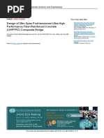 Design of 38m Span Post-Tensioned Ultra High Performance Fiber-Reinforced Concrete (UHPFRC) Composite Bridge