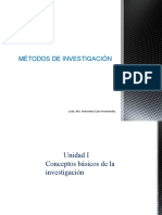 Métodos de Investigación