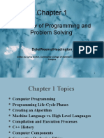 Overview of Programming and Problem Solving: Dale/Weems/Headington