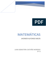 Sebastián Castaño Matemáticas