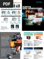 Kubota 60Hz Generator