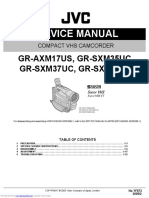 Service Manual: GR-AXM17US, GR-SXM35UC, Gr-Sxm37Uc, Gr-Sxm37Us