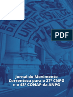 Jornal Do Movimento Correnteza para o 27º CNPG e 43º Conap