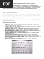 Ejercicios Que Podemos Realizar Si Sospechamos Que Nuestro Hijo