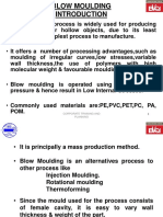 Blow Moulding Process Is Widely Used For Producing: Corporate Training and Planning