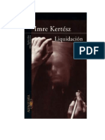 Imre Kertész - Liquidación