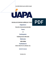 Tarea 6 Derecho Internacional Privado