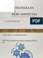 Estrategia en La Mercadotecnia