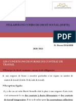 PR ESSAGHIR Hassan - Droit Social Séance N°5 Du 1 Décembre 2020