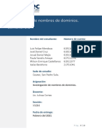 Tarea 3.1 Investigaci N de Nombres de Dominios S. V5084 PDF