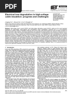 High Voltage - 2020 - Su - Electrical Tree Degradation in High Voltage Cable Insulation Progress and Challenges