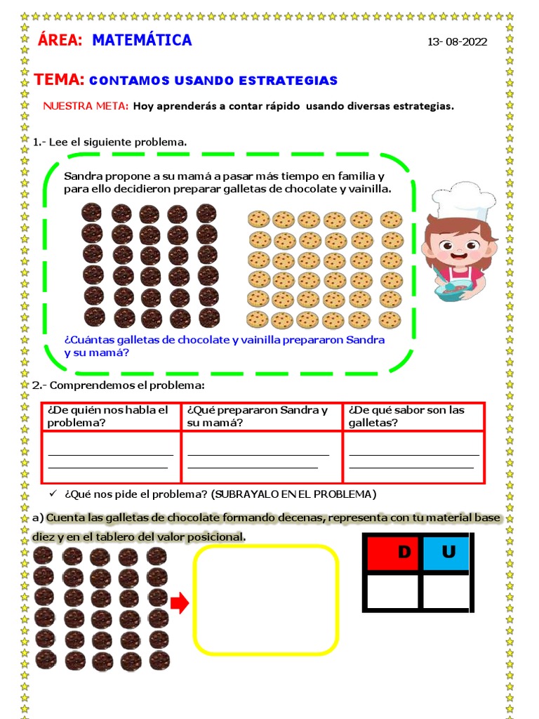 Contando Galletas en Familia | PDF