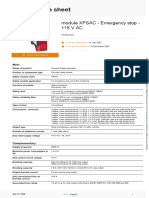 Product Data Sheet: Module XPSAC - Emergency Stop - 115 V AC