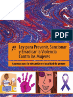 Ley Para Prevenir, Sancionar y Erradicar La Violencia Contra Las Mujeres