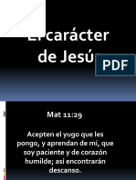 Caracter de Jesus