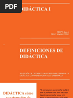Definiciones Didactica