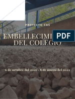 Embellecimiento Del Colegio: Proyecto Cas