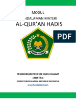 Modul Al-Qur'an Hadis