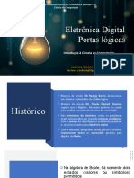 Eletrônica Digital Portas lógicas AND OR