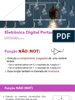 Eletrônica Digital Portas Lógicas - NOT NAND