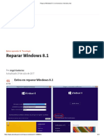 Reparar Windows 8.1 Si No Funciona o Funciona Mal