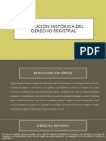 Derecho Registral Historia