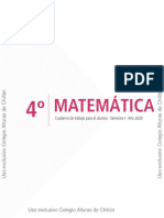 Colegio Alturas de Chillán cuaderno de matemáticas