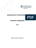 Bachelor of Physiotherapy Student Handbook: James Cook University