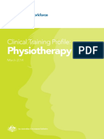 Clinical Training Profile:: Physiotherapy