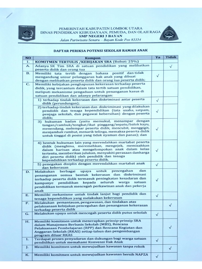 Daftar Potensi Sra Pdf