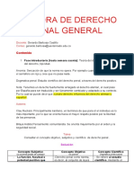 Apuntes de Catedra de Derecho Penal General Actualizados para El Jueves 24 de Febrero de Febrero