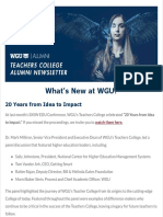What's New at WGU?: 20 Years From Idea To Impact