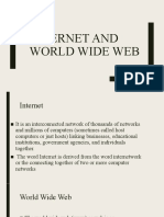 Internet and World Wide Web