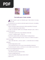 Um tostão para o Santo António