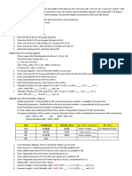 Velocity and Acceration Dia For Four Bar Chain