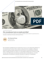 ¿Nos Encaminamos Hacia Un Mundo Post Dólar - Semana Económica