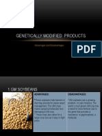 Genetically Modified Products: Advantages and Disadvantages