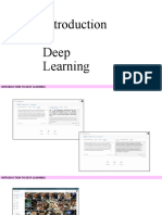 Introduction To Deep Learning