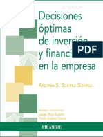Decisiones Óptimas de Inversión y Financiación de La Empresa (22 - Nodrm