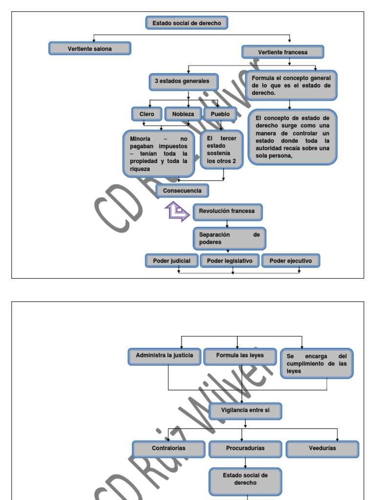 Mapa Conceptual Estado Social de Derecho