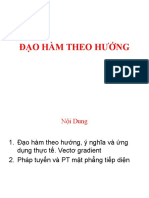 Topic - Đ o Hàm Theo Hư NG