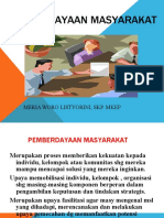 Pengorganisasian & Pemberdayaan Masyarakat