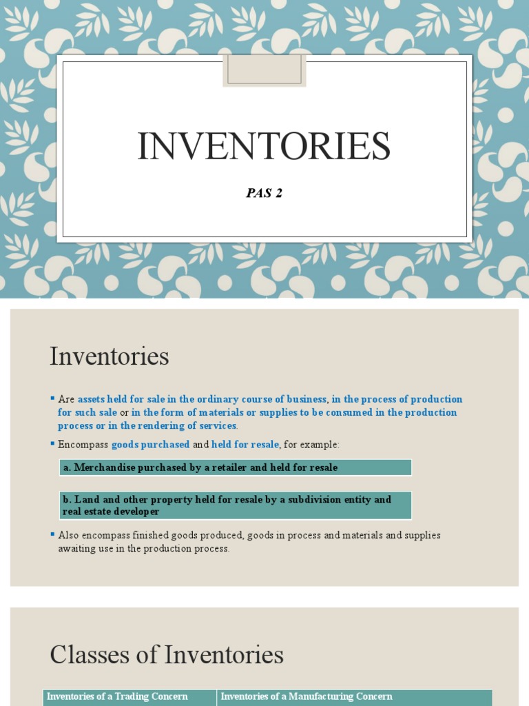 Understanding Business Inventories | PDF | Cost Of Goods Sold | Inventory