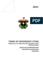 Tor Pembekalan Ukni Fakultas Keperawatan - Mei 2021