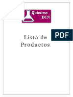 Lista de Productos