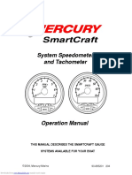 System Speedometer and Tachometer: This Manual Describes The Smartcraft Gauge Systems Available For Your Boat