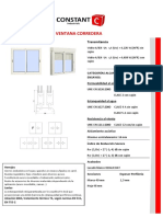 Ventana Aluminio Blanca Corredera Con Persiana X CM 10380545 Techsheetsup