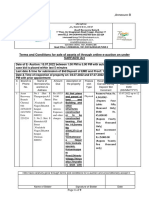 Terms and Conditions for sale of assets through e-auction under SARFAESI Act